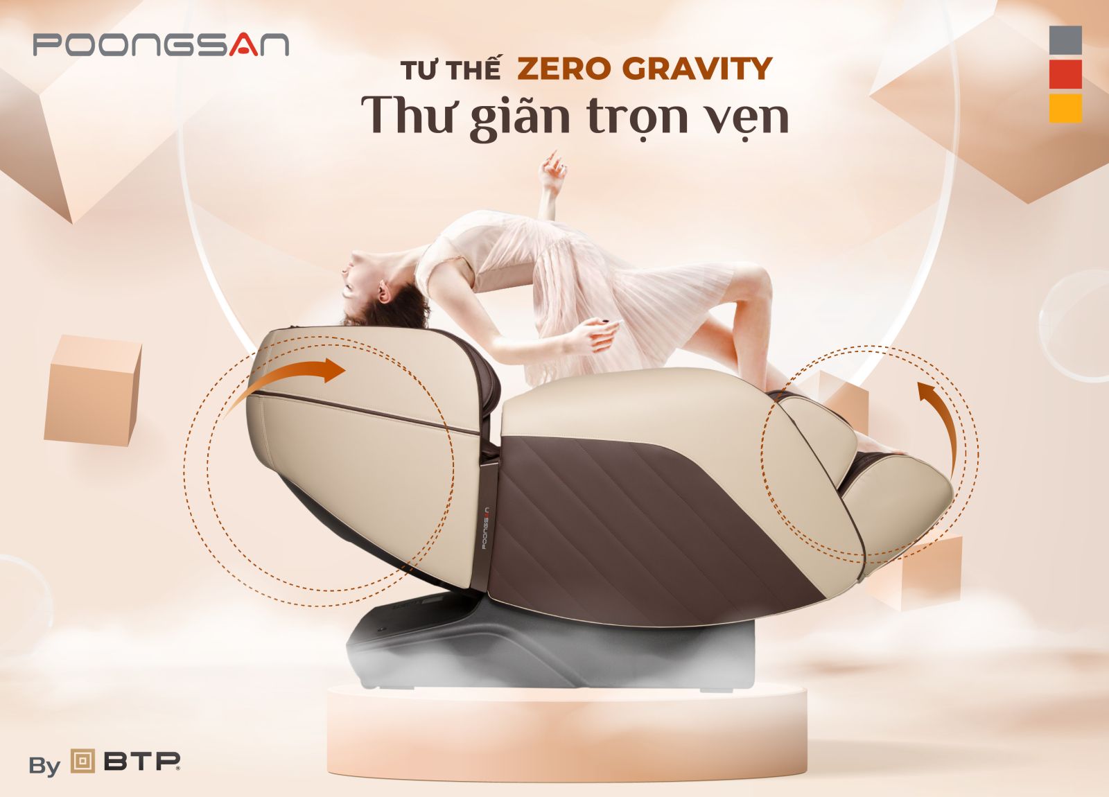 Poonngsan MCP-303 sở hữu chế độ Zero Gravity không trọng lực